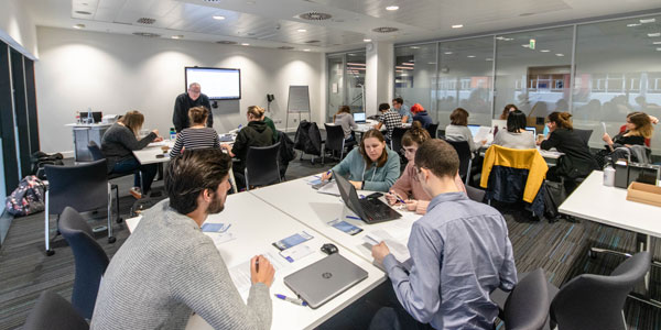 Delegates in a conference room in the Technology and Innovation Centre. Photo: Lucy Knott Delegates in a conference room in the Technology and Innovation Centre. Photo: Lucy Knott