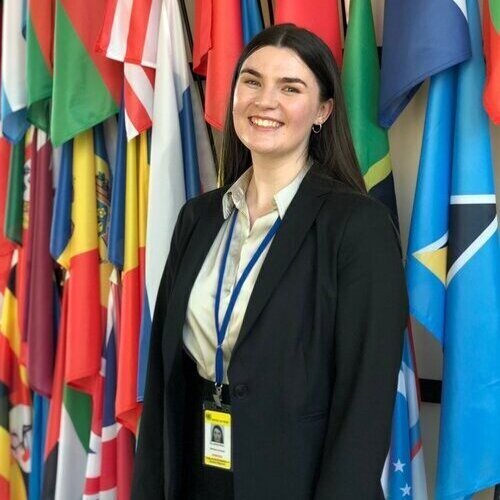 Diplomacy student Mhairi McClafferty Diplomacy student Mhairi McClafferty