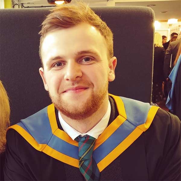 Declan McTague, Clinical Health Psychology graduate Declan McTague, Clinical Health Psychology graduate