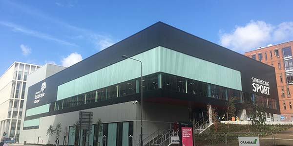 Exterior of Strathclyde Sport as it prepares to open. Exterior of Strathclyde Sport as it prepares to open.